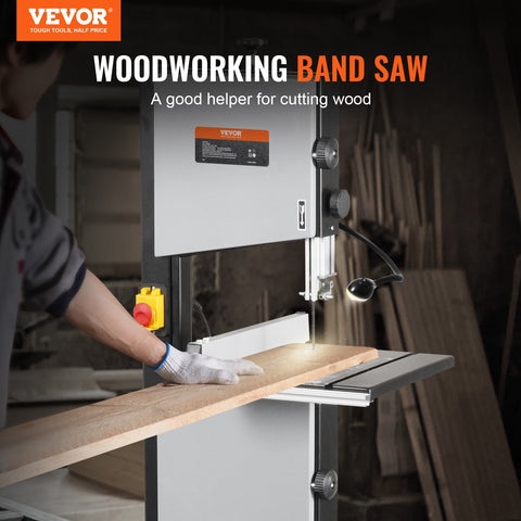 VEVOR 10/14Inch Band Saw 2-Speed Continuously Viable Benchtop Bandsaw