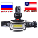 LED Headlamp 9000LM Wide Angle Rechargeable Head light