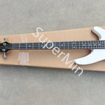 High quality white Bass electric guitar