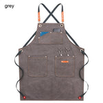 Durable Work Apron with Tool Pockets Heavy Duty