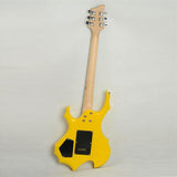 Yellow Professional Flame Type Electronic Guitar, Guitar Bag,