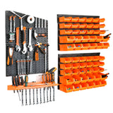 Wall-Mounted Hardware Tool Hanging Board Parts Storage Box