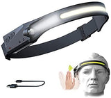 LED Headlamp 9000LM Wide Angle Rechargeable Head light