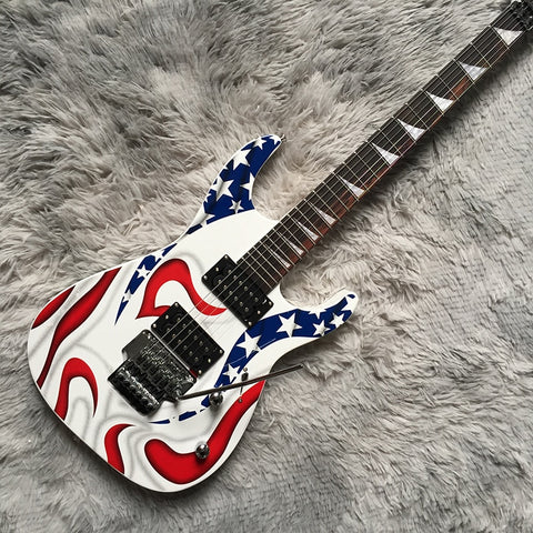 6 Strings Electric Guitar National Flag