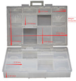Half transparent BOX-ALL-24  small parts organizer - buyersworkshop