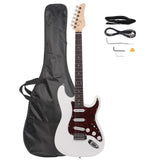 Electric Guitar Kit,With Guitar Bag, Shoulder Strap, Power Wire, Spanner Tools, Plectrum, Tremolo Arm
